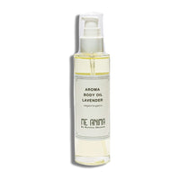 Me Anima Aroma Body Oil Lavender – en lugnande kroppsolja med naturlig lavendel som återfuktar huden och ger en avslappnande doftupplevelse. Vegansk och ekologisk formula.